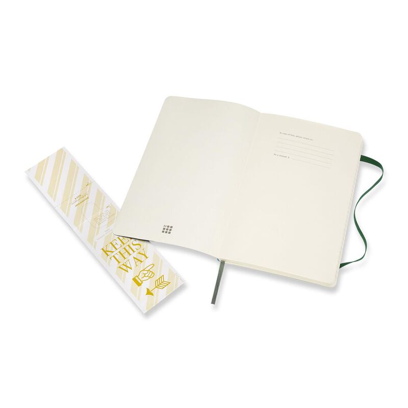 Moleskine Notebook Large Ruled Myrtle Green Soft image number 3